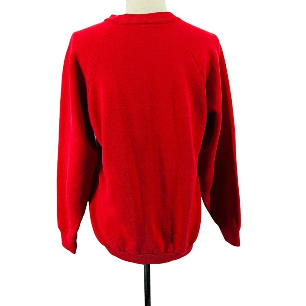 Vintage 90s usmc Sweatshirt Semper Fidelis Military Size Large Pullover - Picture 7 of 8